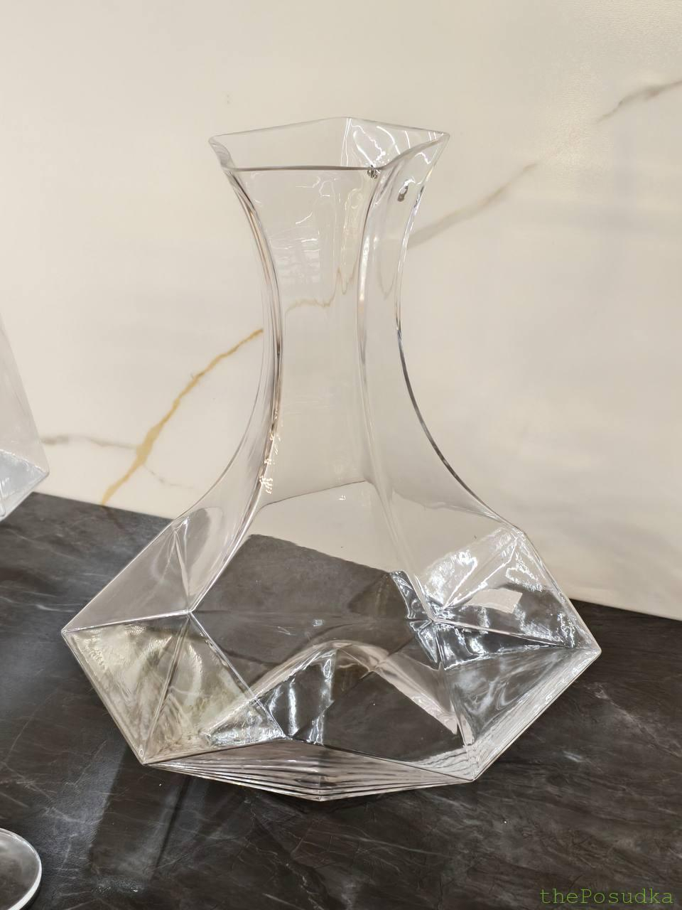 Декантер для вина Olens "Прозорий діамант", 2.3 л Зображення 9 – thePosudka Декантер для вина Olens "Прозорий діамант", 2.3 л - Зображення 9