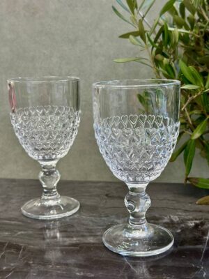 Набір 6 Келихів для Вина Olens «Прозоре Серце» 300 мл