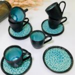 Набір 6 Чашок з Блюдцями "Блу-лейк" 200 мл