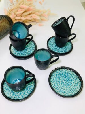 Набір 6 Чашок з Блюдцями "Блу-лейк" 200 мл