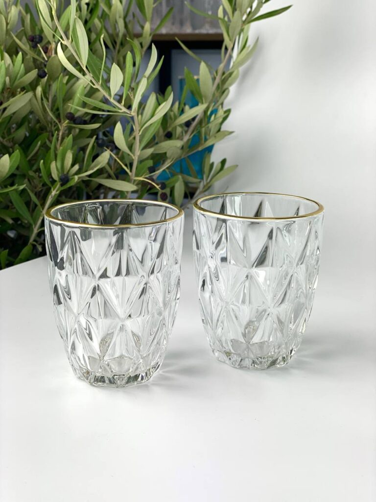 Набір 6 склянок Olens «Золотий смарагд» 270 мл Зображення 136 – thePosudka Набір 6 склянок Olens «Золотий смарагд» 270 мл Зображення 135 – thePosudka