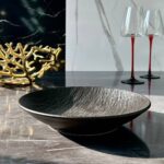 Тарілка Olens 25*4.8, 800 мл "Чорний обеліск"