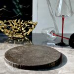 Тарілка-камінь Olens "Чорний обеліск" 24*1,5 см