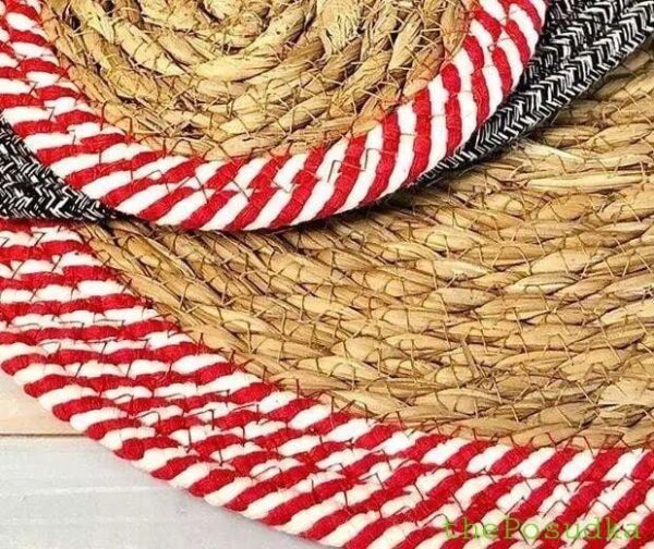 Серветка сервірувальна, мала, підтарільник, Olens "Нескінченність", 15 см, червоний - Зображення 3