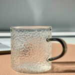 Набір 6 кружок скляних "Айс-прессо" срібна 130 мл