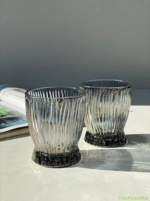 Набір склянок для води Olens "Бандл", графіт, 270 мл