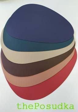 Серветка сервірувальна, підтарільник, "Пелюстка" Olens, зелений, 37х35 см