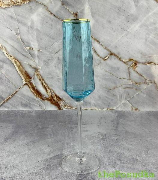 Келих для шампанського Olens "Бірюза" 180 мл Зображення 5 – thePosudka Келих для шампанського Olens "Бірюза" 180 мл - Зображення 5