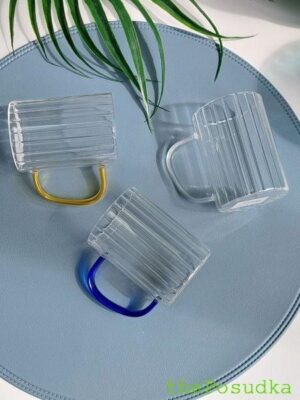 Чашка Olens "Райб", 230 мл, золота ручка