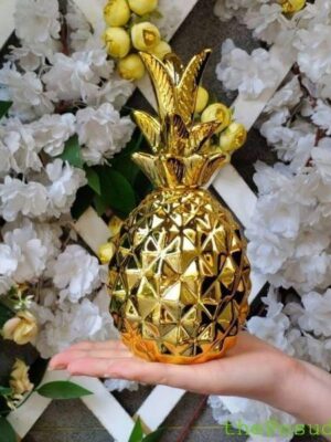 Сувенір-скарбничка Olens "Золотий ананас", 10*10*21 см