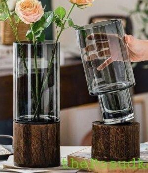 Ваза Olens "Смарт-вуд" 2л, 26 * 12 см