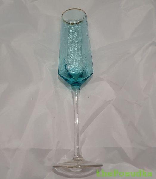Келих для шампанського Olens "Бірюза" 180 мл Зображення 4 – thePosudka Келих для шампанського Olens "Бірюза" 180 мл - Зображення 4