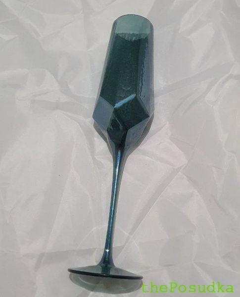 Набір 2 келихи для шампанського Olens "Дзеркальна бірюза", 200 мл Зображення 5 – thePosudka Набір 2 келихи для шампанського Olens "Дзеркальна бірюза", 200 мл - Зображення 5