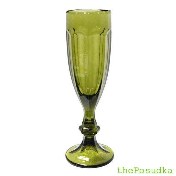 Келих для шампанського Olens "Відень" 180 мл, зелений Зображення 3 – thePosudka Келих для шампанського Olens "Відень" 180 мл, зелений - Зображення 3