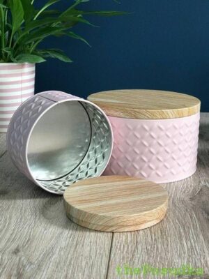 Банка мала Olens "Шеньжень", 75 г, сіра, кругла