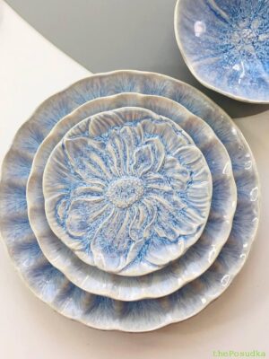 Тарілка Olens "Блу-тіндер" 17*1.8 см