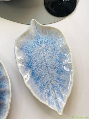 Тарілка-листок Olens "Блу-тіндер" 23.5*13*2.4 см