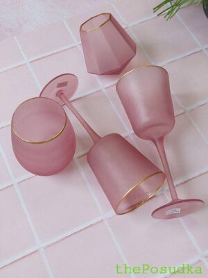 Келих для вина Olens "LEDY PINK" 350мл