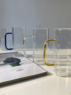 Набір 4 Кружки скляні "Чайний майстер" 350 мл