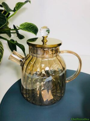 Чайник заварювальний скляний Olens "Страйп", 1500мл