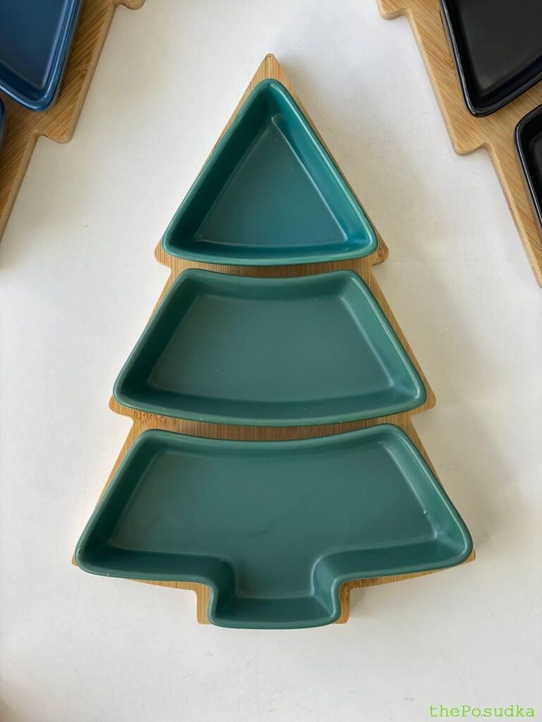 Цукерниця-соусниця 3-секційна "Зелена ялинка" 26*15*5 см Зображення 46 – thePosudka Цукерниця-соусниця 3-секційна "Зелена ялинка" 26*15*5 см Зображення 45 – thePosudka