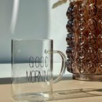 Набір 4 Кружки Скляні "Доброго ранку" 470 мл