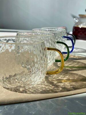 Набір 4 Кружки скляні Olens "Драго" 400 мл