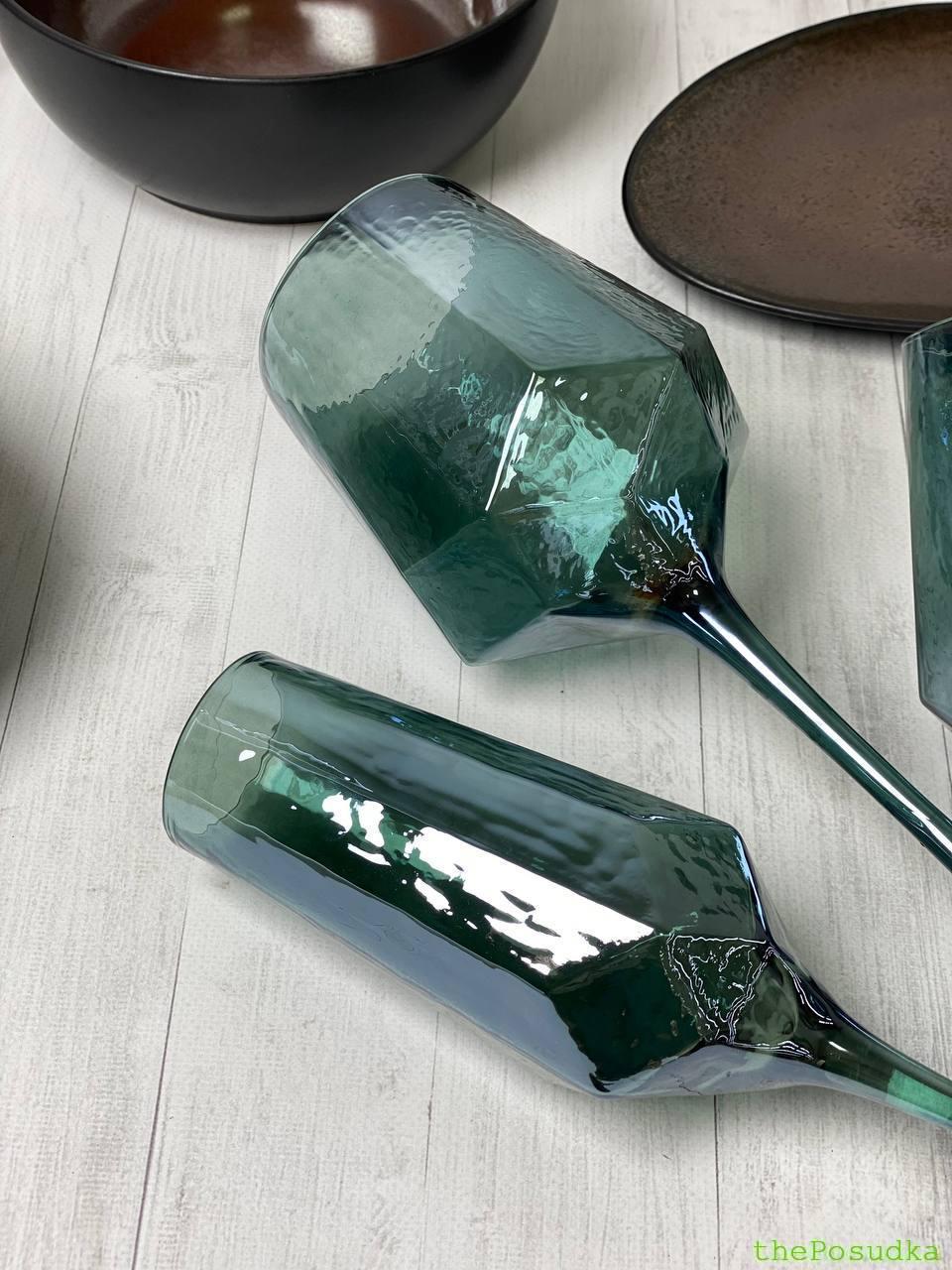 Набір 2 келихи для шампанського Olens "Дзеркальна бірюза", 200 мл Зображення 7 – thePosudka Набір 2 келихи для шампанського Olens "Дзеркальна бірюза", 200 мл - Зображення 7