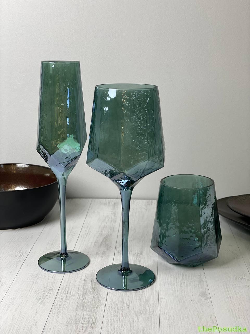 Набір 2 келихи для шампанського Olens "Дзеркальна бірюза", 200 мл Зображення 10 – thePosudka Набір 2 келихи для шампанського Olens "Дзеркальна бірюза", 200 мл - Зображення 10