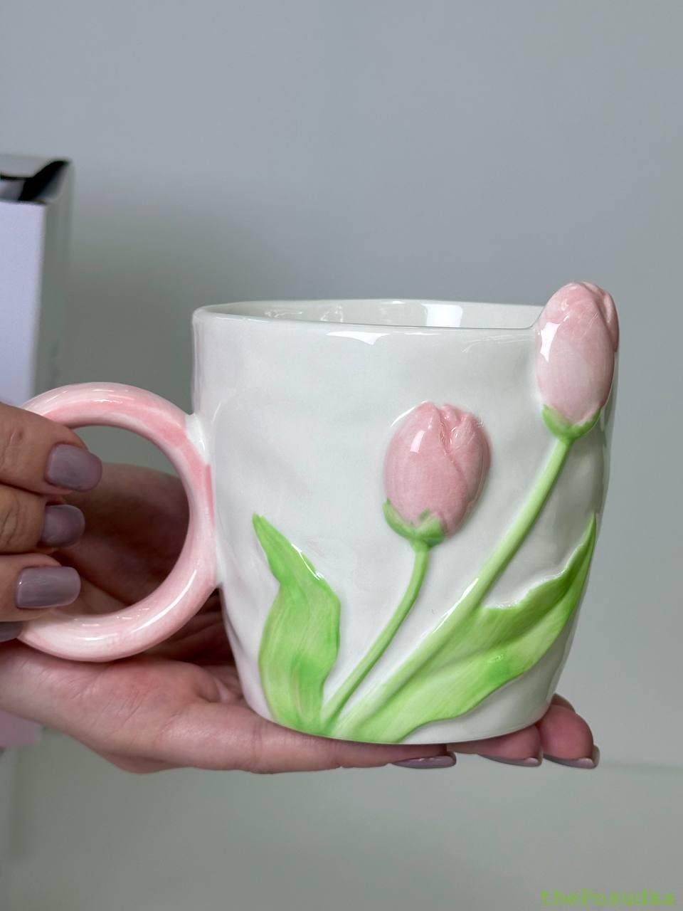 Кружка Olens "Галант-тюльпан" 470 мл Зображення 3 – thePosudka Кружка Olens "Галант-тюльпан" 470 мл - Зображення 3