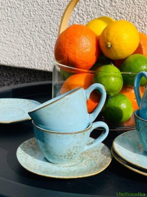 Набір 4 чашки і 4 блюдця Olens "Ретро" чайний, 250 мл