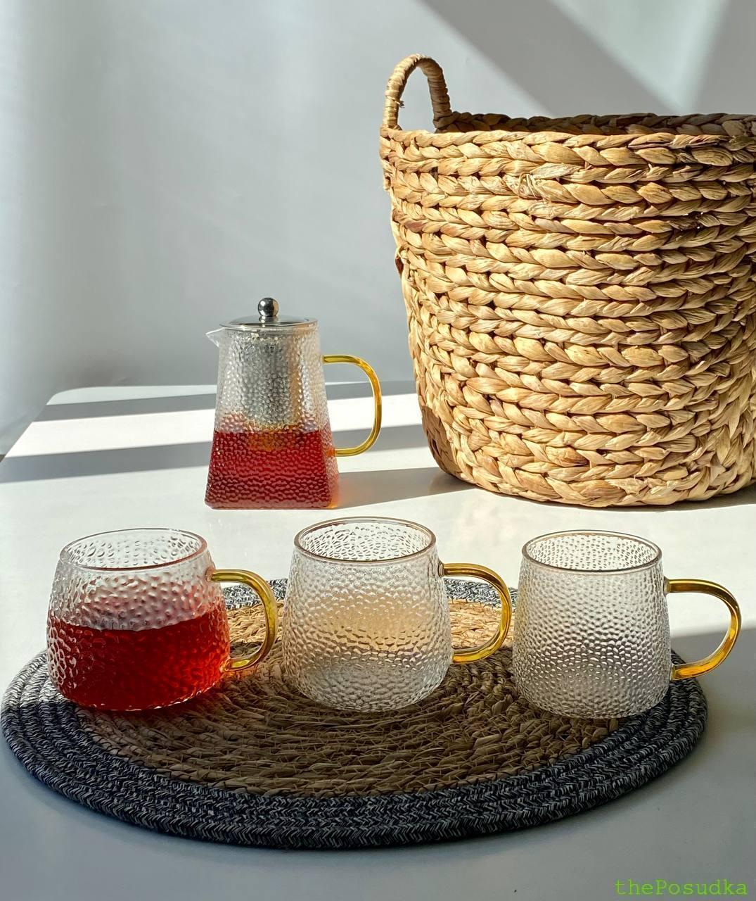 Кружка скляна Olens "Льодяна гіза" 430 мл Зображення 2 – thePosudka Кружка скляна Olens "Льодяна гіза" 430 мл - Зображення 2