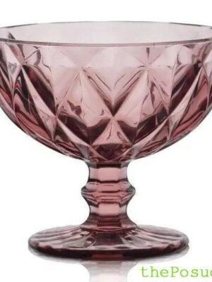 Креманка Olens "Смарагд" 250 мл рожевий