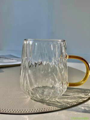 Набір 4 кружки скляні Olens "Льодяна" 490 мл