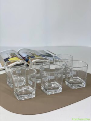 Набір 6 склянок Olens "Квадро-клер" 250 мл