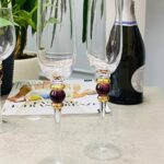 Набір 4 келихи для шампанського Olens "Спрей", 250 мл