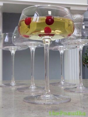 Набір з 6 Келихів - Коктейль, Шампанське, 250 мл Olens "Новий стиль"