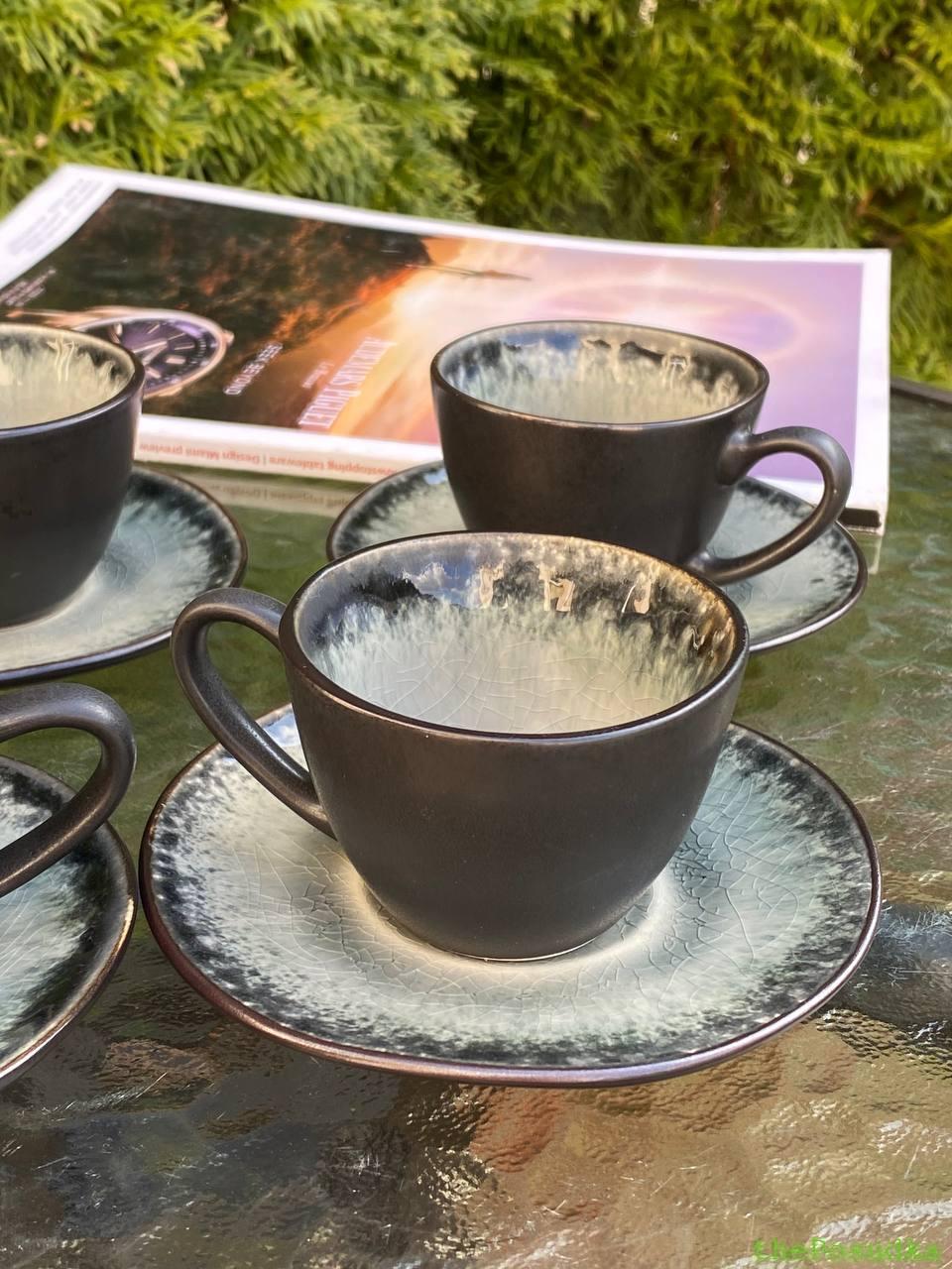 Набір 4 Чашки з Блюдцями для Еспресо "Грейсток" 100 мл Зображення 4 – thePosudka Набір 4 Чашки з Блюдцями для Еспресо "Грейсток" 100 мл - Зображення 4