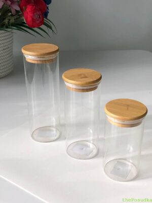 Банка ємність для зберігання "Бамбук" 500 мл
