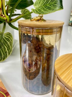 Банка, цукерниця Olens "Бурштинове кільце", 800 мл