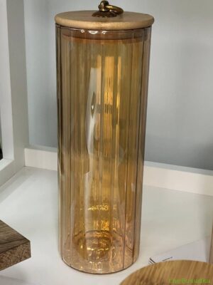 Ємність для зберігання, Скляна банка "Бурштинове кільце", 1400мл