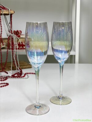 Набір 4 келихи для шампанського Olens "Бамбл" 250 мл