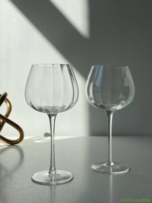 Набір 6 келихів для вина "Грані прозорі", 440 мл