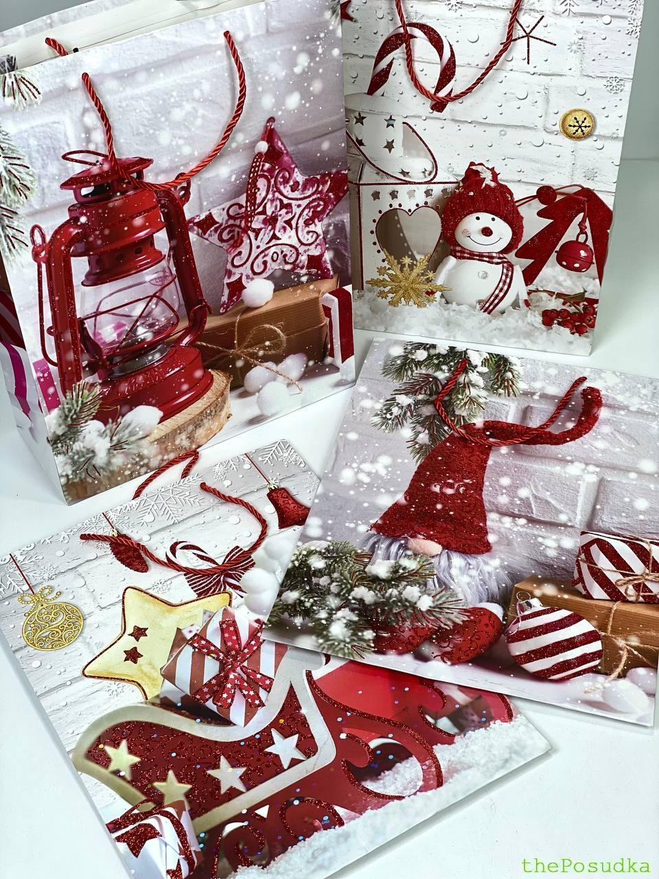 Пакет подарунковий Новорічний Зображення 3 – thePosudka Пакет подарунковий Новорічний - Зображення 3