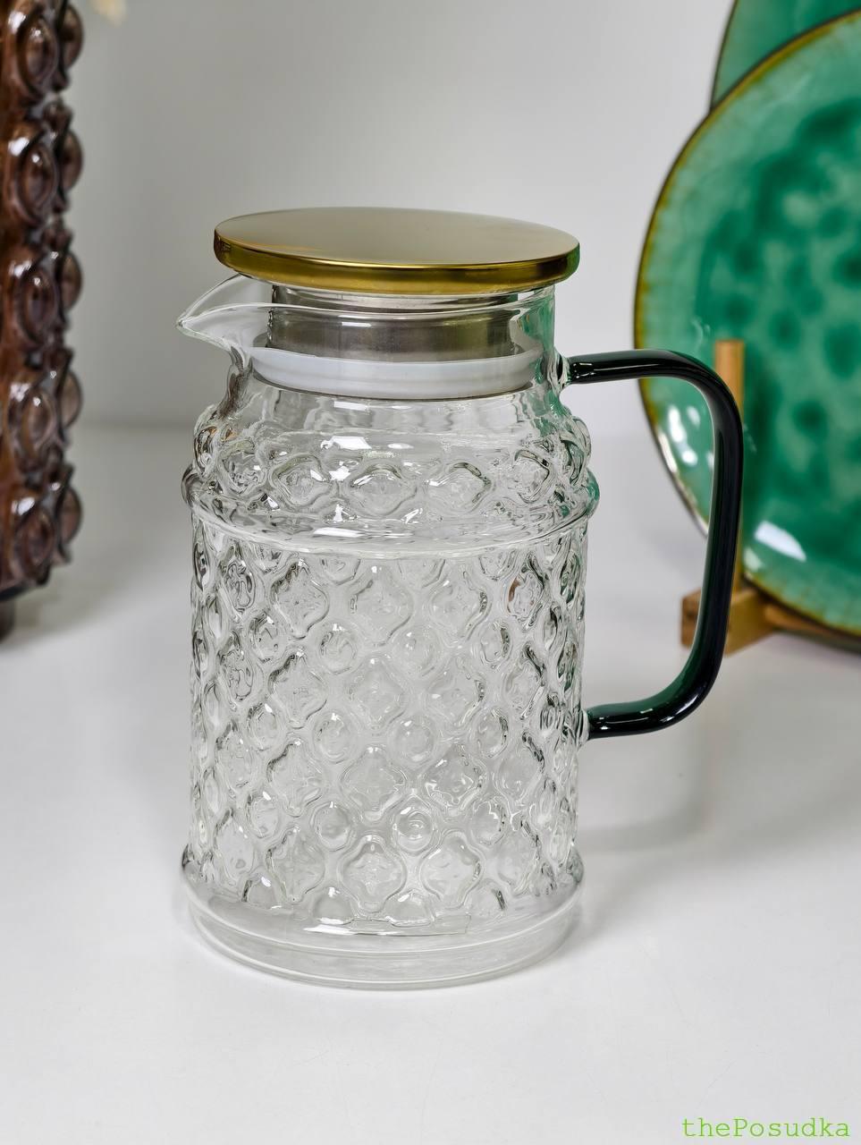 Глек скляний "Рікардо", 1000 мл Зображення 6 – thePosudka Глек скляний "Рікардо", 1000 мл - Зображення 6