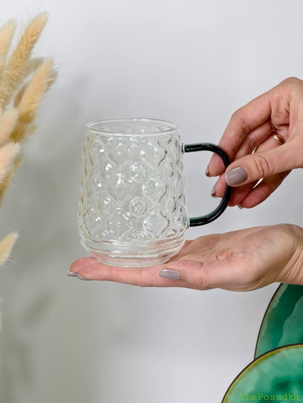 Кружка скляна "Рікардо", 450 мл Зображення 2 – thePosudka Кружка скляна "Рікардо", 450 мл - Зображення 2