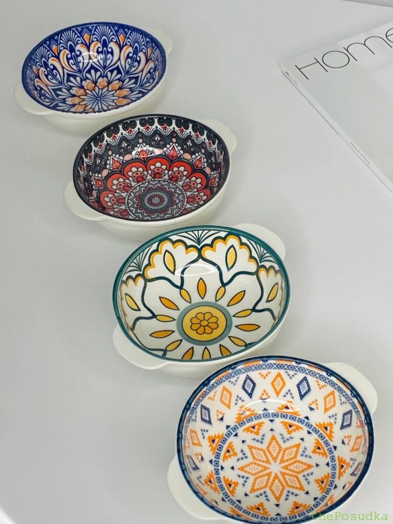 Тарілка глибока з двома ручками "Тригір'я", 350 мл Зображення 8 – thePosudka Тарілка глибока з двома ручками "Тригір'я", 350 мл Зображення 7 – thePosudka