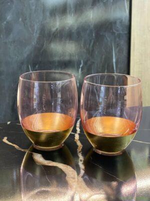 Набір 4 склянки "Рожеве золото", 500 мл