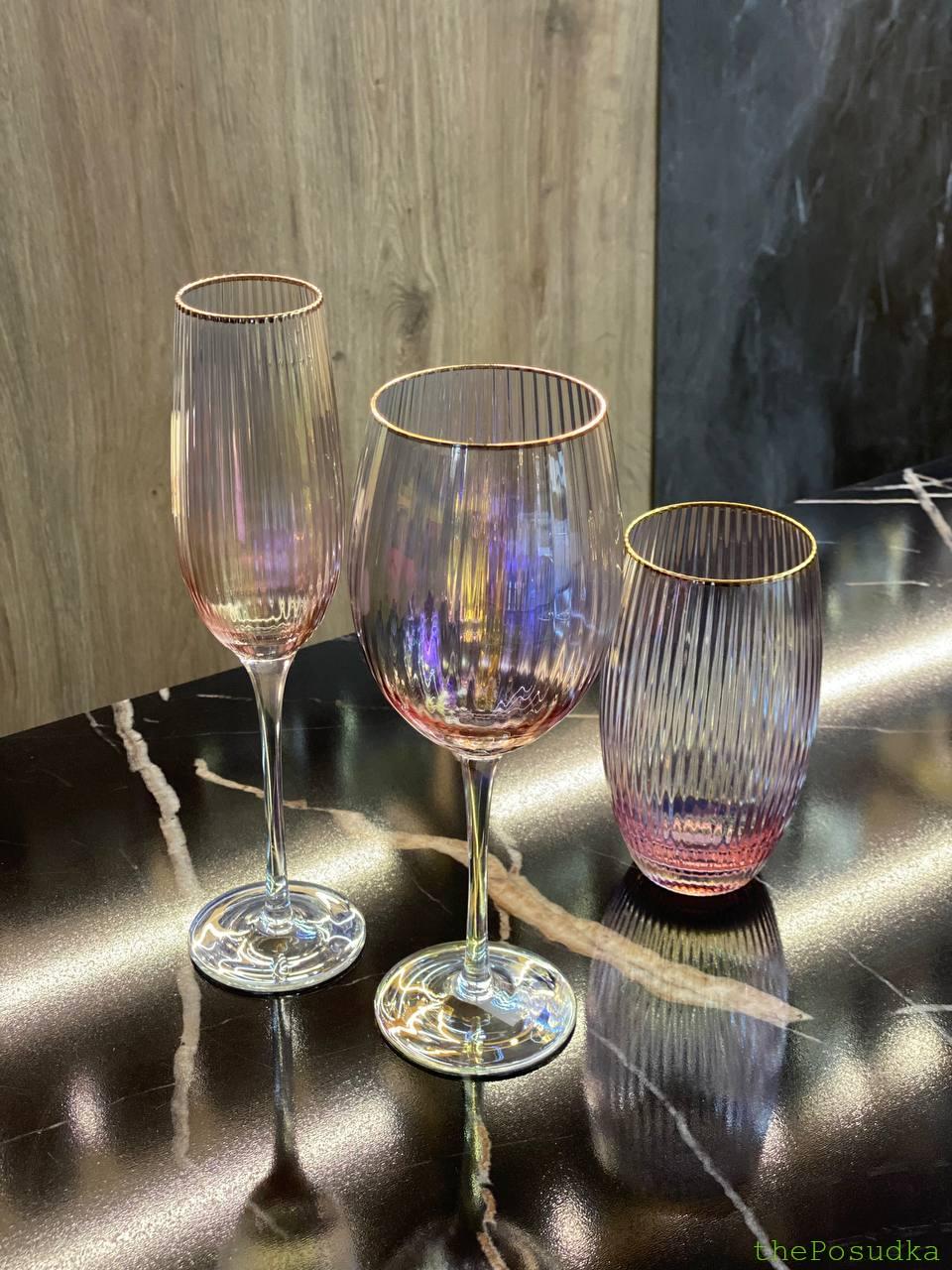 Набір 4 келихи для шампанського Olens "Оптік-голд", 250 мл Зображення 8 – thePosudka Набір 4 келихи для шампанського Olens "Оптік-голд", 250 мл - Зображення 8