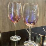 Набір 4 келихи для вина Olens "Оптік-голд", 325 мл